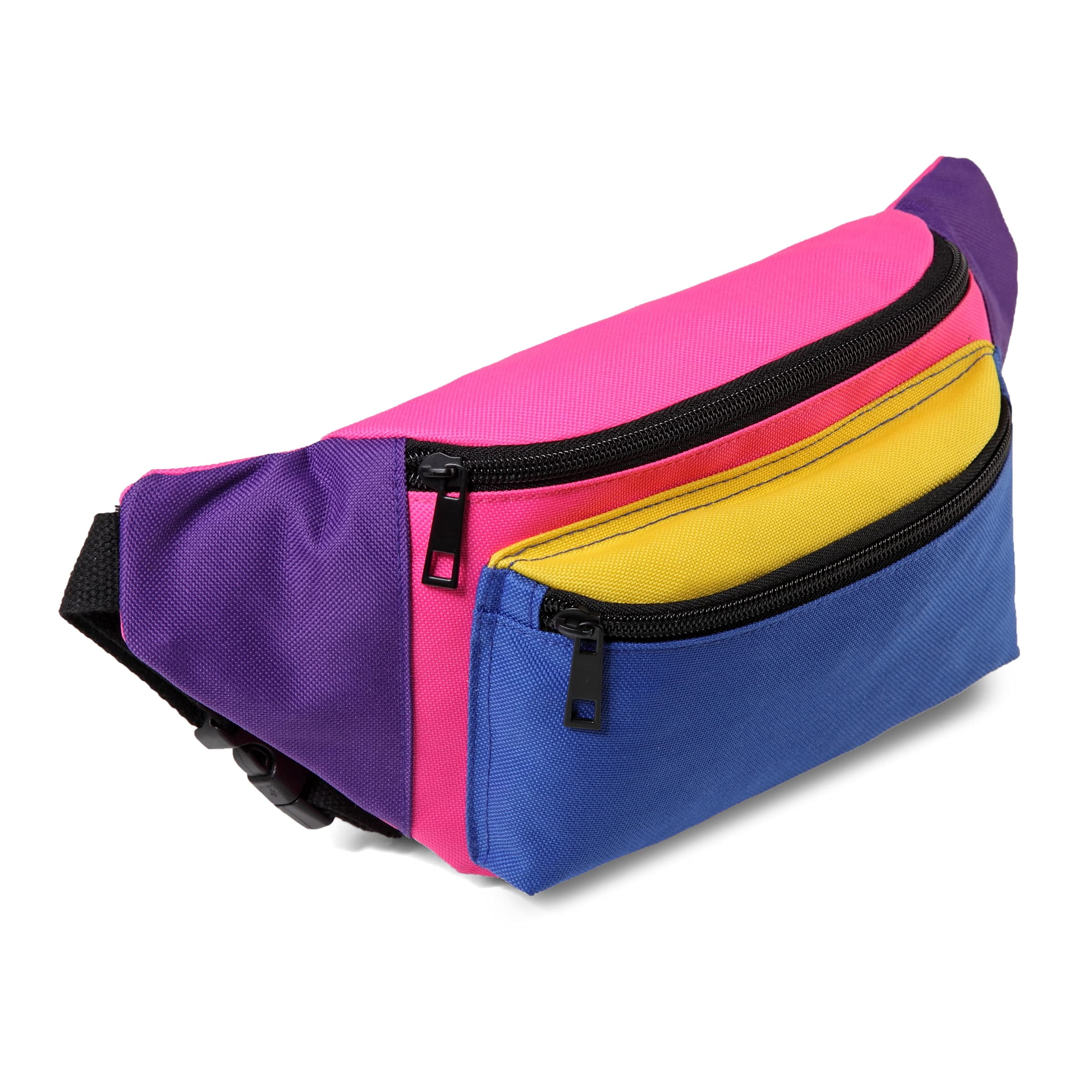 MIAIULIA 80s Neon Waist Fanny Pack for 80s Costumes,Festival Travel Party
