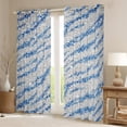 thumbnail image 2 of Homewish Tiger Stripes Curtains Pack of 2 (42x84 Each),Jungle Animal Curtains Blackout,Blue Gray Bedroom Curtains For Gir Boy,Super Cozy Room Decor, 2 of 6