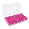 thumbnail image 2 of Caja de almacenamiento para decoración de uñas de plástico con 28 rejillas organizador de joyas herramienta de manicura, 2 of 6