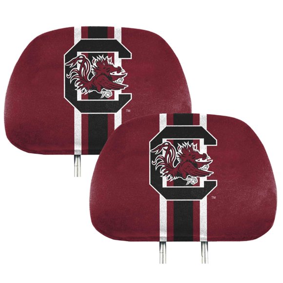 Fanmats 62069 Juego De Fundas Para Reposacabezas Impresas South Carolina Gamecocks - 2 Piezas