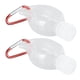 thumbnail image 2 of Botellas exprimibles Sincero juego de 2 50 ml recargables a prueba de fugas con tapa abatible llavero, 2 of 10