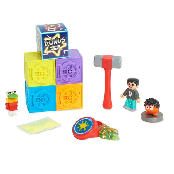 Ryan's World Smashin’ Surprise Safes, Series 2, Includes Surprise Figures, Styles May Vary,  Kids Toys for Ages 3 Up, Gifts and Presents