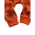 thumbnail image 6 of Seyurigaoka Babies Hooded Jumpsuit Caramel Lion/ Tree Printed Pattern Romper, 6 of 7