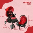 thumbnail image 2 of Carriola con Portabebe Trendy Kids  Maxy Rojo, 2 of 5