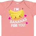 thumbnail image 4 of Inktastic I'm a Bananas for You with Cute Banana and Hearts Boys or Girls Baby Bodysuit, 4 of 5