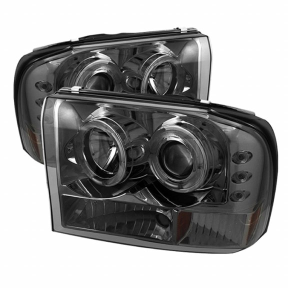Spyder For Ford Excursion 2000-2005 Projector Headlights Pair | LED Smoke | 5010353