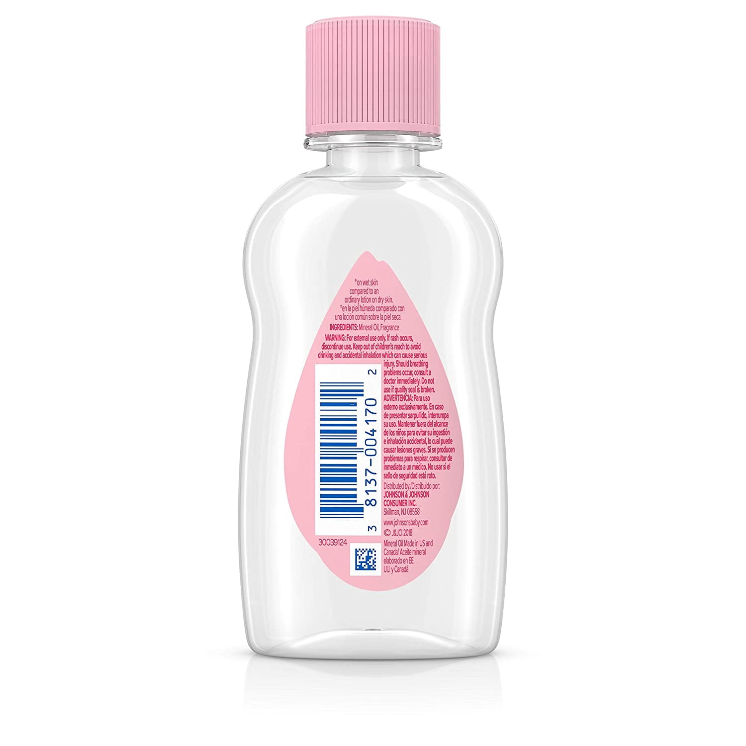 5 Pack - Johnson's Baby Oil 3oz Each