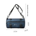 thumbnail image 4 of Bsvklp Bolso Cruzado Nailon Bolsos Cruzados Cilíndricos para El Ocio Diario (azul Oscuro), 4 of 7