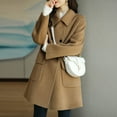thumbnail image 7 of Cotton woolen coat for women - new thickened medium-length woolen coat, 7 of 7
