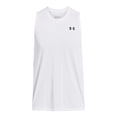 thumbnail image 2 of Musculosa Tech para Hombre Under Armour Blanca y Negra Talle M, 2 of 3