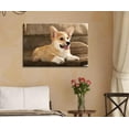 thumbnail image 2 of Canvas Prints Wall Art - Cardigan Welsh Corgi Puppy - 16" x 24", 2 of 3