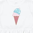 thumbnail image 4 of Inktastic Valentine's Day Ice Cream Cone Girls Toddler Dress, 4 of 5