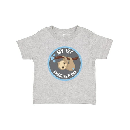 

Inktastic First Valentines Day Baby Boy Gift Baby Boy T-Shirt