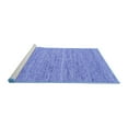 thumbnail image 2 of Ahgly Company Machine Washable Indoor Rectangle Abstract Blue Contemporary Area Rugs, 8' x 12', 2 of 4