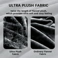 thumbnail image 5 of Whale Flotilla Extra Large Fleece Throw Blanket 50x70 Inch, Super Plush and Soft 300GSM Blankets for All Season, Fluffy and Lightweight, Black, 5 of 7