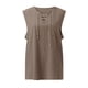 thumbnail image 2 of Playeras,Blusas y Tops,Ropa para Mujer Correr camisetas sin mangas para las mujeres Camiseta sin mangas transpirable con cuello en V para mujer (Coffee, M), 2 of 5