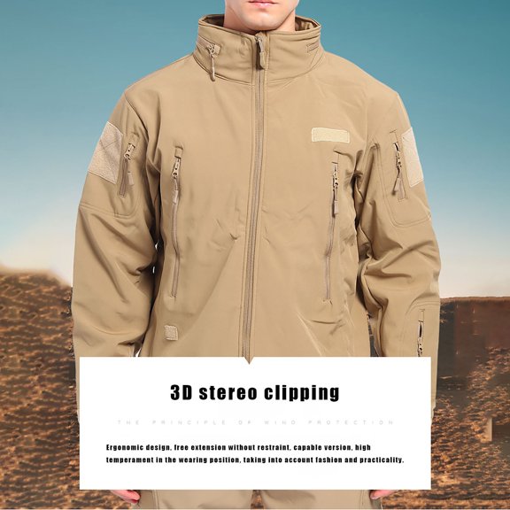 AOOCHASLIY 2023 Men Fall Coat Mens Casual Fashion Quick-drying Breathable Sport Outdoor Coat