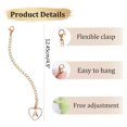 thumbnail image 3 of Pack of 4 Handle Charm with Chain Letter Pendant Cup Identifier Pendant Letter Accessories Alloy Material for Cups Mugs, 3 of 4