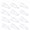 Clear, variant on Stcellnmex Heavy Duty Disposable Plastic Food Tongs 12 Count