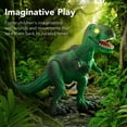 thumbnail image 5 of Best Choice Products Kids Remote Control Dinosaur Toy, Electronic RC T-Rex w/ Light-Up LED Eyes, Roaring Sounds - Green, 5 of 7