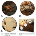 thumbnail image 3 of Designart "Sunset Breeze on the Beach II" Nautical & Beach Floater Framed Wall Art Living Room, 3 of 7