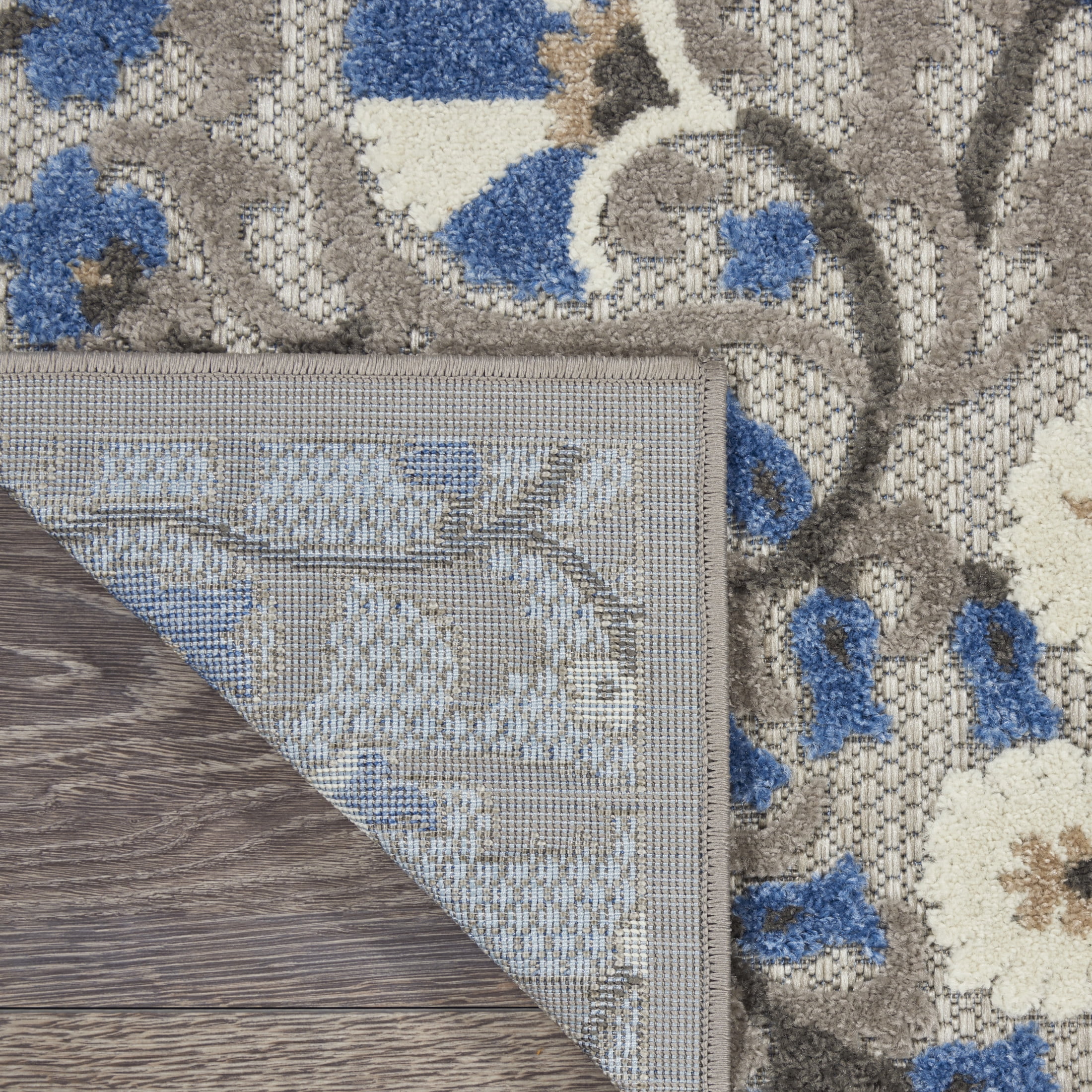 Nourison Aloha 2' x 3' Grey Multicolor Transitional Rug