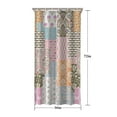thumbnail image 5 of Pioneer Flower Floral Print Pattern Shower Curtain 36"x72" ,Bathroom Decorative Shower Curtains Set with 12 Hooks,Modern Waterproof Washable Shower Curtain, 5 of 6