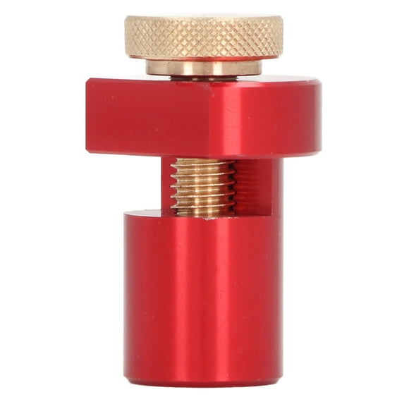 19mm Bench Dog with Thumb Screw, Aluminum Alloy Non Slip Workbench Limiting Block, Bench Dog with Grommet Bench Brake Inserts for Woodworking Shop Essential