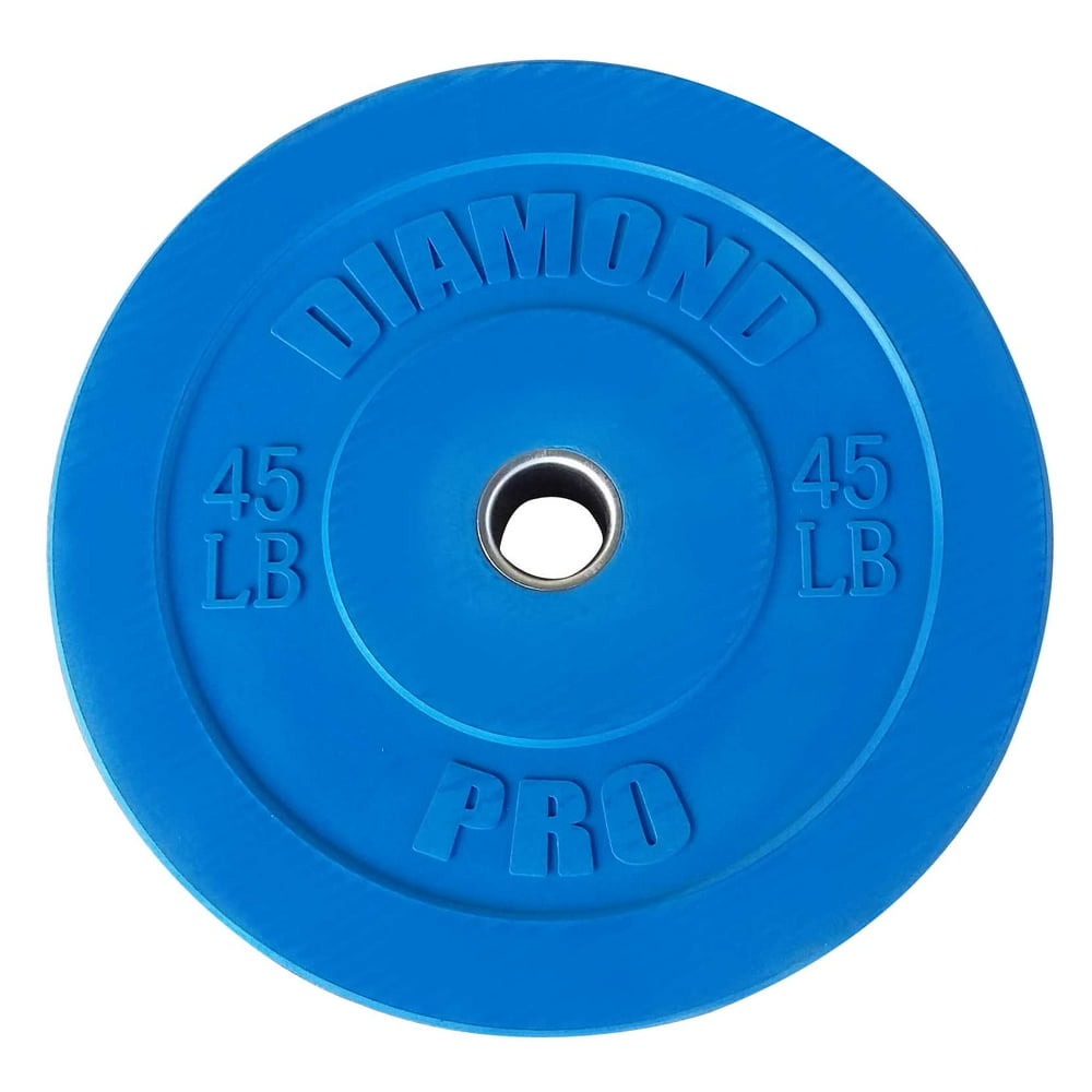 Diamond Pro Color Bumper Plate, 45 lb Single