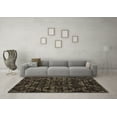 thumbnail image 3 of Ahgly Company Indoor Rectangle Abstract Brown Modern Area Rugs, 2' x 3', 3 of 4
