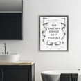 thumbnail image 3 of Stupell Industries Cottage Vintage Laundry Service Ribbon Gray Floating Frame Canvas Art, 25 x 31, by Lettered and Lined, 3 of 7