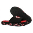 thumbnail image 4 of Champion Plush Smile Slide  Womens Shoes Size 6, Color: Black/Scarlet, 4 of 5