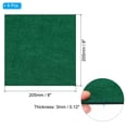 thumbnail image 2 of Uxcell 8x8 Inch Lamp Base Felt, 6Pack 3mm Thickness Square Soft Adhesive Non-slip Backed Felt Dark Green, 2 of 7