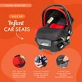 thumbnail image 4 of Baby Trend Ally 35 Infant Car Seat with Side Impact Protection in Mars Red, 4 of 12