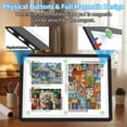 thumbnail image 5 of KOBAIBAN Magnetic A2 Light Pad, 3-Color Modes, 6-Level & Stepless Dimming, Tracing Light Board for Diamond Painting Drawing & Sketching - USB Powered, 5 of 10