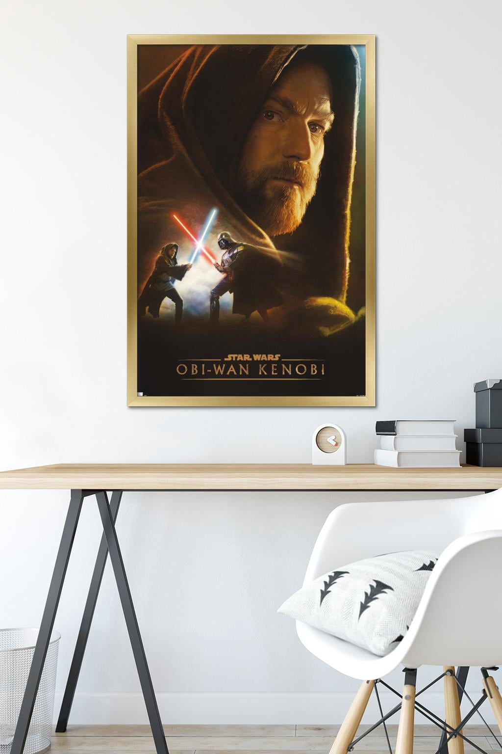 Star Wars: Obi-Wan Kenobi - Obi-Wan Collage Wall Poster, 22.375" x 34" Framed