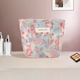 thumbnail image 5 of Unique Bargains 1 Pc Portable Begonia Makeup Bag Polyester Pink Blue Small, 5 of 5
