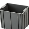 thumbnail image 6 of Industrial Storage Box Heavy Duty Storage Bin for Organizing Portable Car Trunk Organizer Storage Container for Closet Garage Gray 19x13x15cm, 6 of 7