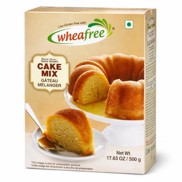 Wheafree Gluten Free Cake Mix (500g each) | Lactose Free | No Added Sugar | Neutral Flavour| Diabetic Friendly | Quick Baking | Best for Home Baking
