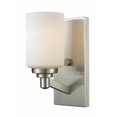 thumbnail image 1 of 1 Light Wall Sconce Brushed Nickel Steel  Glass, 1 of 1