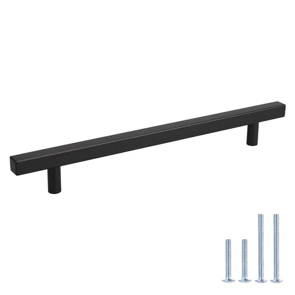 Peaha Poignées de Cabinet 6&1/4 Po Noir Tirettes de Cabinet de Cuisine Noir Lot de 20 - PHJ22BK 160mm Poignées de Tiroir de Commode Matériel de Cabinet Moderne pour Chambre, Placard, Garde-Robe