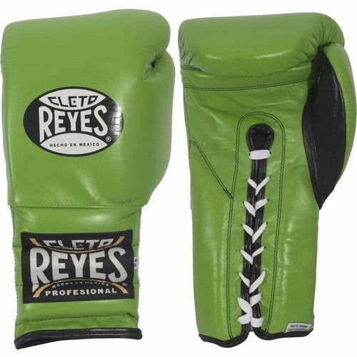 Cleto Reyes Training Boxing Sparring Gloves Green Pure Leather Free Shipping 