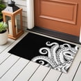 thumbnail image 4 of Black White Octopus Entryway Rug 2'x3'&nbsp; Non Slip Front Door Mats, Coastal Ocean Animals Nautical Entrance Rugs Indoor Outdoor Carpet, Washable Floor Mats Small Area Rug for Bedroom Kitchen, 4 of 8