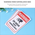 thumbnail image 3 of WORGEOUS 20 unids duraderos 24 horas video vigilancia advertencia video vigilancia signo de vigilancia, 3 of 9