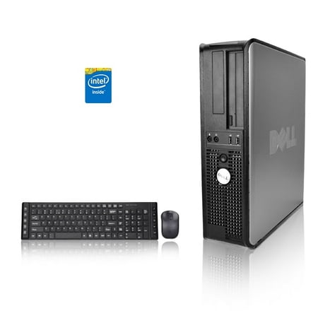 Dell Optiplex Desktop Computer 2.3 GHz Core 2 Duo Tower PC, 4GB, 250GB HDD, Windows 10 Home x64, USB Mouse &