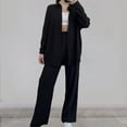 thumbnail image 4 of Conjunto de 2 piezas a juego para mujer, camisa de manga larga y pantalón, ropa deportiva diaria Hugtrwg Para estrenar, 4 of 7