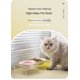 thumbnail image 5 of Cuenco de cerámica de colores para perros y gatos, comedero elevado de acrílico, comida a prueba de vuelcos, suministros para mascotas dobles, combinación personalizada, 5 of 5
