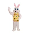 thumbnail image 2 of Disfraz de conejo de pascua de peluche para adulto de Costumeplus, color amarillo, 2 of 3
