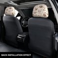 thumbnail image 3 of Kdxio Retro Rooster Pattern Print 2 Piece Car Head Rest Covers Set Auto Front/Rear Seats Headrest Cover Universal Fit Most Cars,Sedan, SUV, 3 of 9