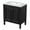 Black, variant on GDF Studio Vintage 30" Bathroom Vanity with Ceramic Sink, Soft-Close Door, and Ample Storage, Black